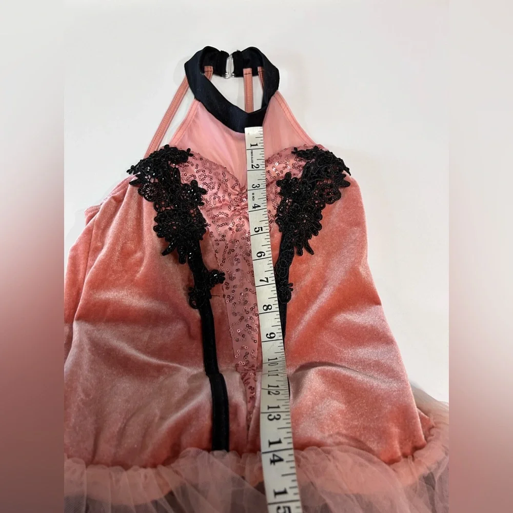 Weissman Pink and Black Dance Costume